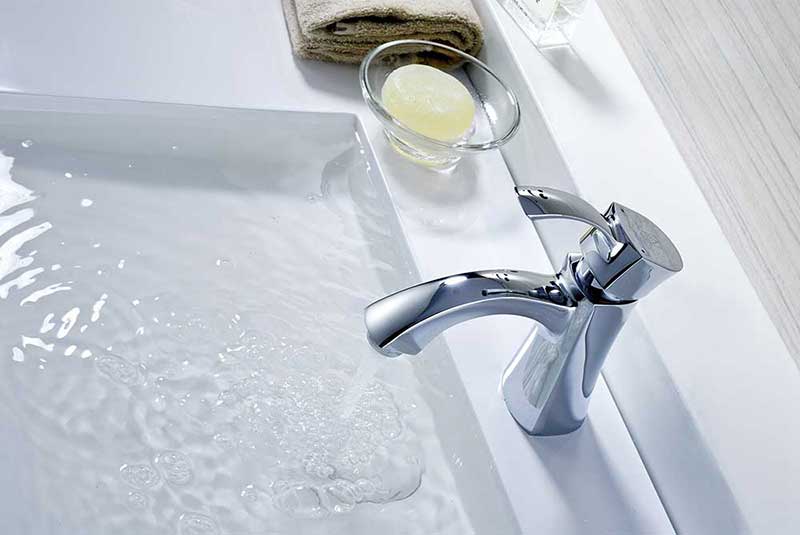 Anzzi Alto Series Single Handle Bathroom Sink Faucet in Polished Chrome 7