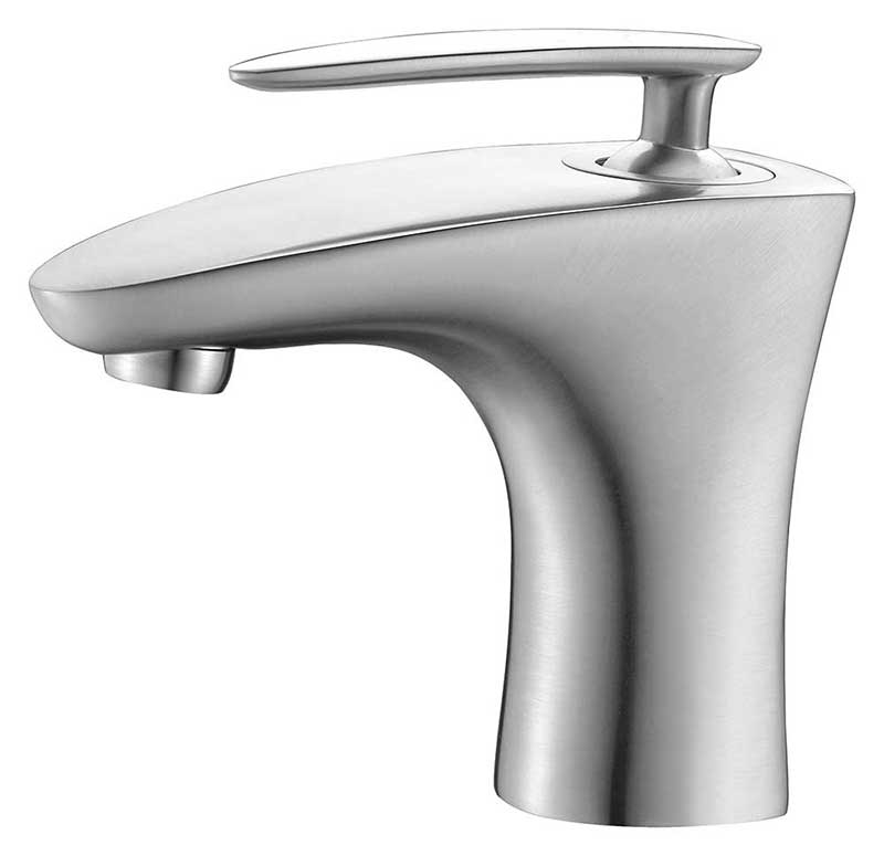 Anzzi Tone Series Single Handle Bathroom Sink Faucet in Brushed Nickel