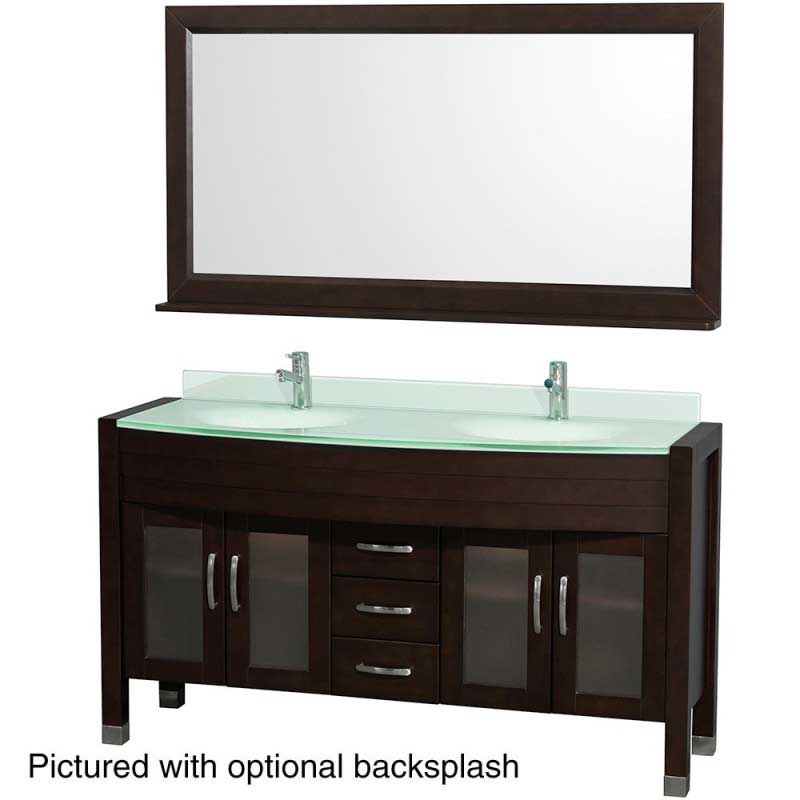 Wyndham Collection Daytona 60" Double Bathroom Vanity with Mirror - Espresso WC-A-W2200-60-ESP 5
