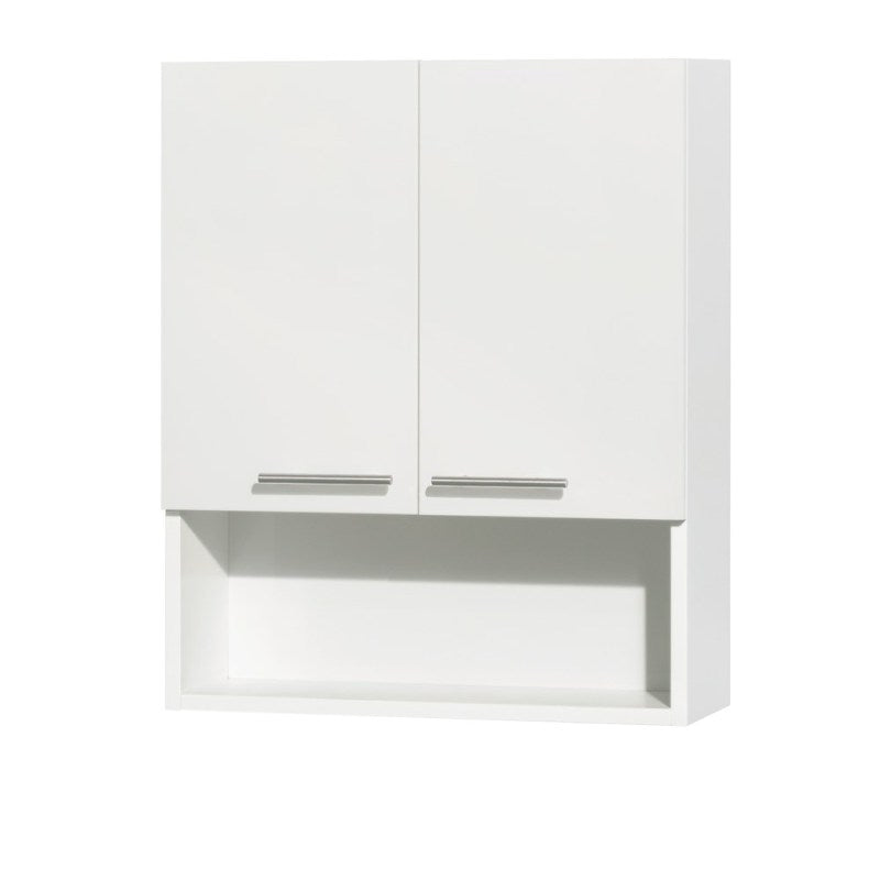 Wyndham Collection Amare Bathroom Wall Cabinet - Glossy White WC-RYV207-WC-WHT
