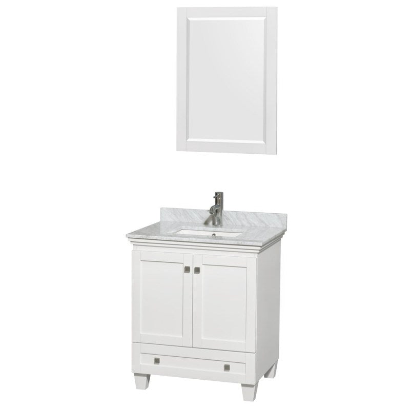 Wyndham Collection Acclaim 30" Single Bathroom Vanity - White WC-CG8000-30-WHT 3