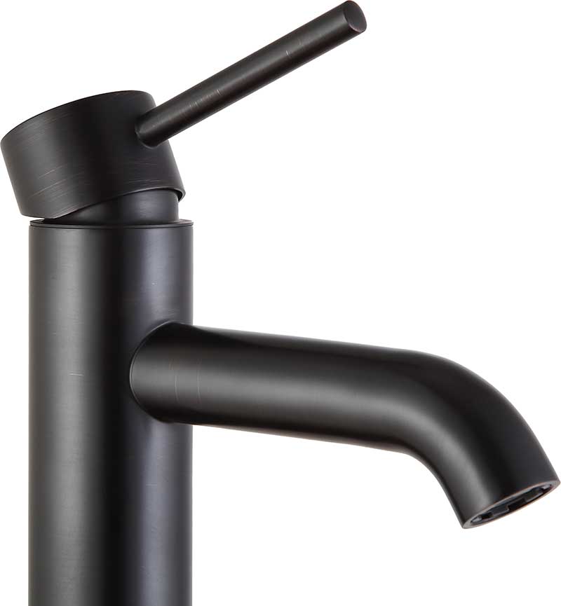 Anzzi Valle Single Hole Single Handle Bathroom Faucet in Oil Rubbed Bronze L-AZ107ORB 5