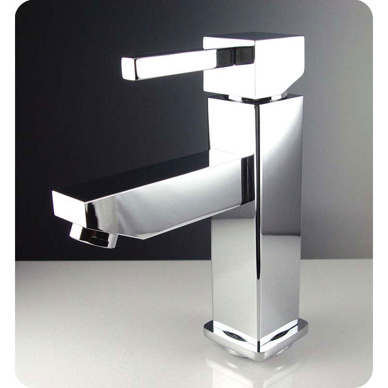 Fresca FFT1030CH Bevera Single Hole Mount Bathroom Vanity Faucet - Chrome