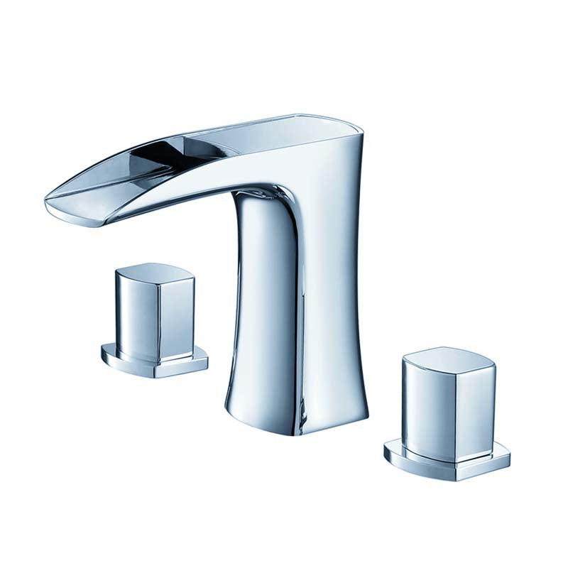 Fresca FFT3076CH Fortore Widespread Mount Bathroom Vanity Faucet - Chrome