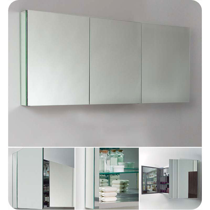 Fresca FMC8019 60" Wide Bathroom Medicine Cabinet with Mirrors