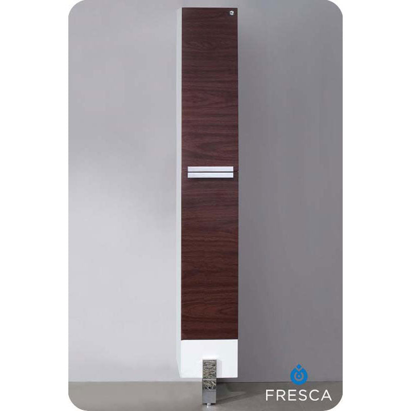 Fresca FST8110DK Adour Dark Walnut Bathroom Linen Side Cabinet