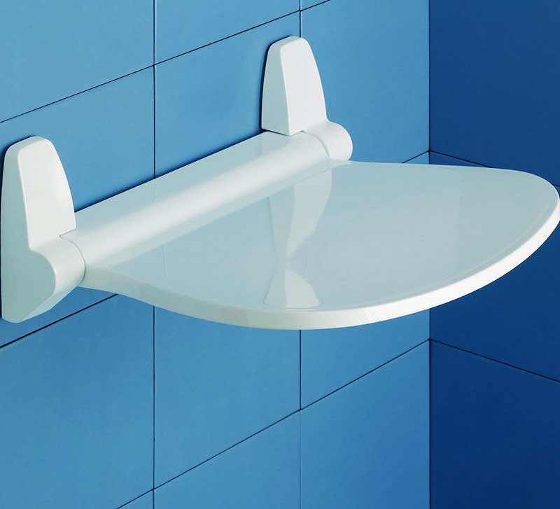Gedy by Nameeks Sound Tilt-Up Shower Seat in White
