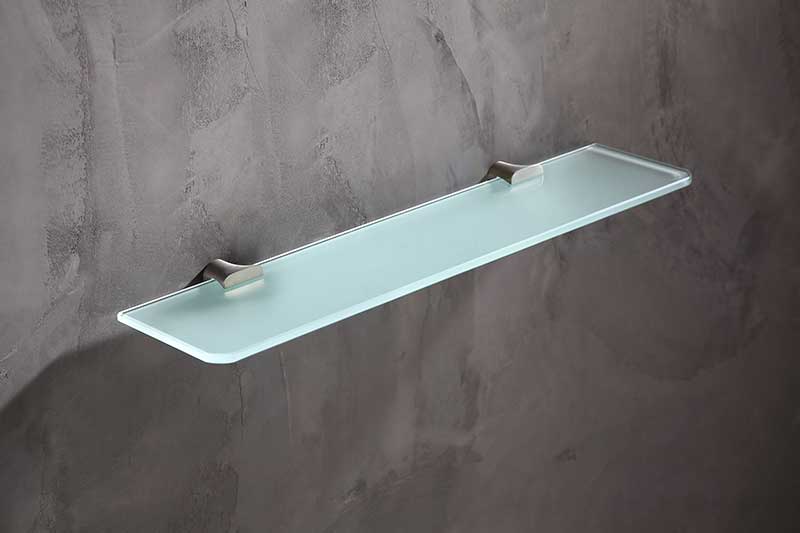 Anzzi Essence Series Glass Shelf in Brushed Nickel AC-AZ050BN 3