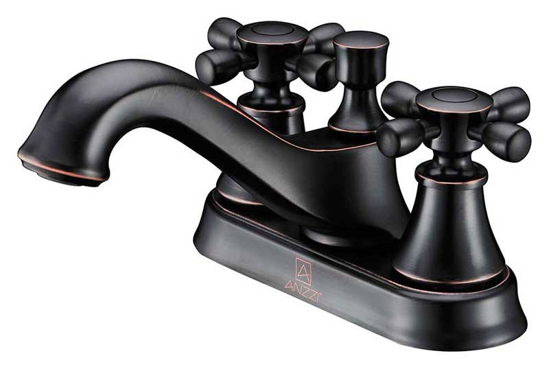Anzzi Major Series 2-Handle Bathroom Sink Faucet in Oil Rubbed Bronze