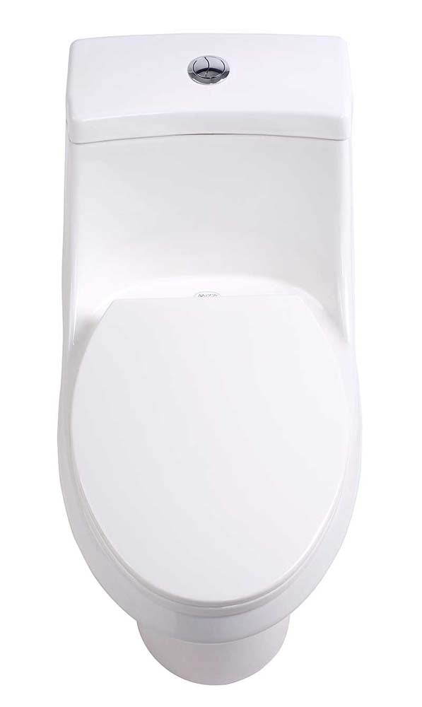 Anzzi Odin 1-piece 1.28 GPF Dual Flush Elongated Toilet in White T1-AZ056 12