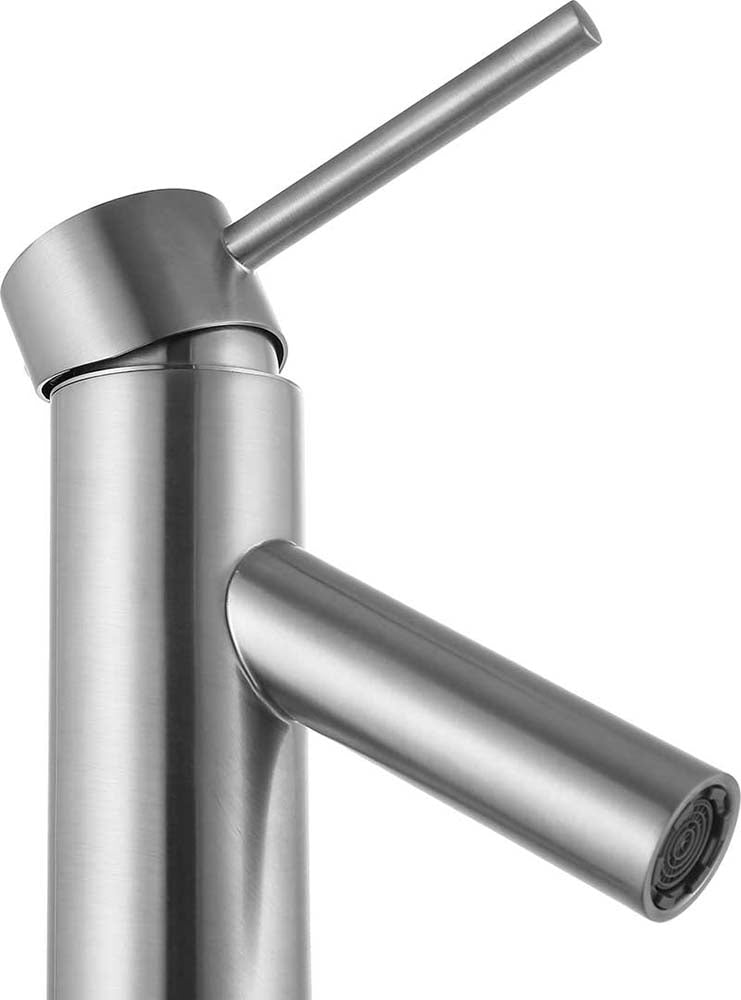 Anzzi Valle Single Hole Single Handle Bathroom Faucet in Brushed Nickel L-AZ111BN 5