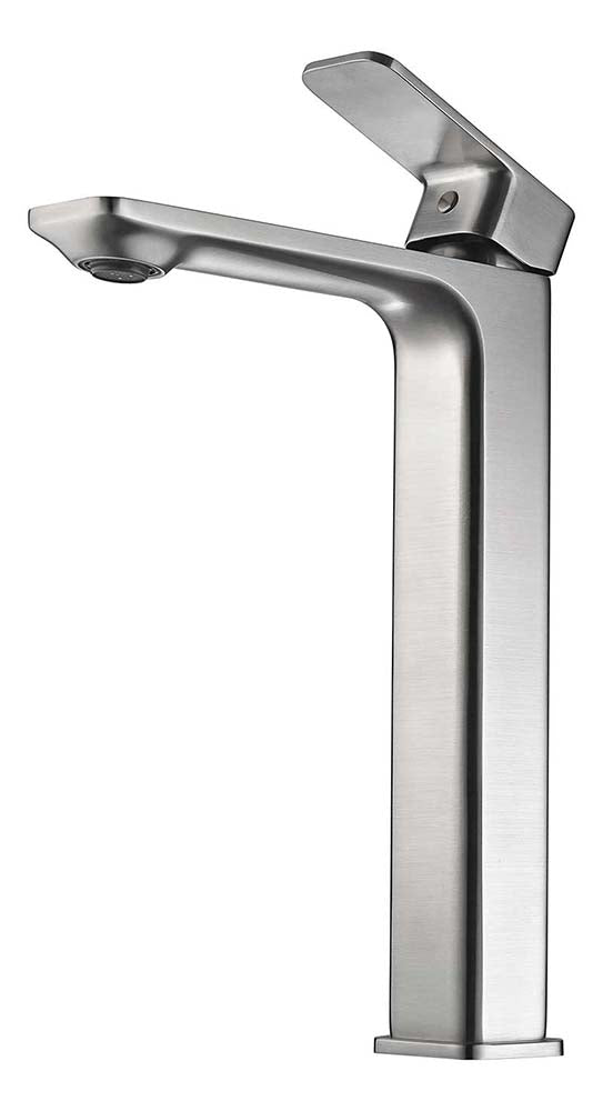Anzzi Vibra Single Hole Single-Handle Bathroom Sink Faucet-Brushed Nickel L-AZ103BN 4