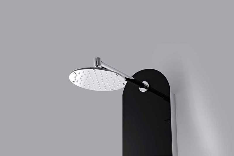 Anzzi LLANO Series 66 in. Full Body Shower Panel System with Heavy Rain Shower and Spray Wand in Black 3