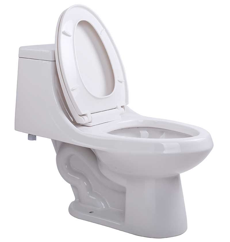 Anzzi Odin 1-piece 1.28 GPF Dual Flush Elongated Toilet in White T1-AZ056 6