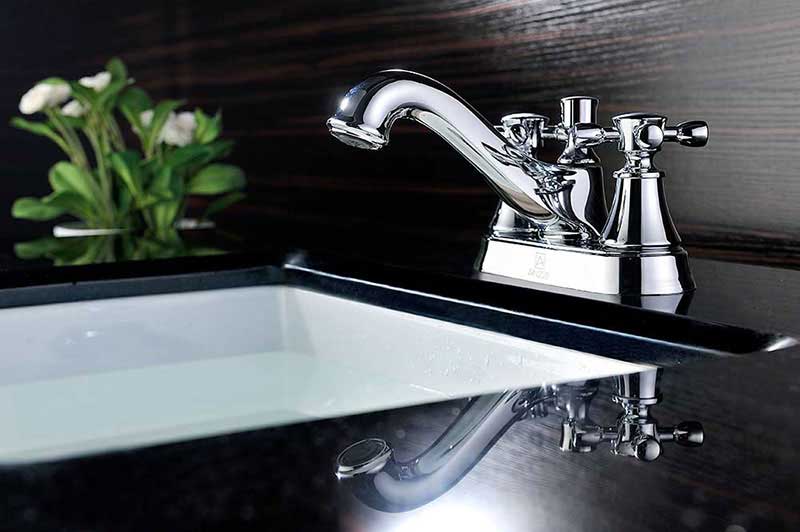 Anzzi Major Series 2-Handle Bathroom Sink Faucet in Polished Chrome 2