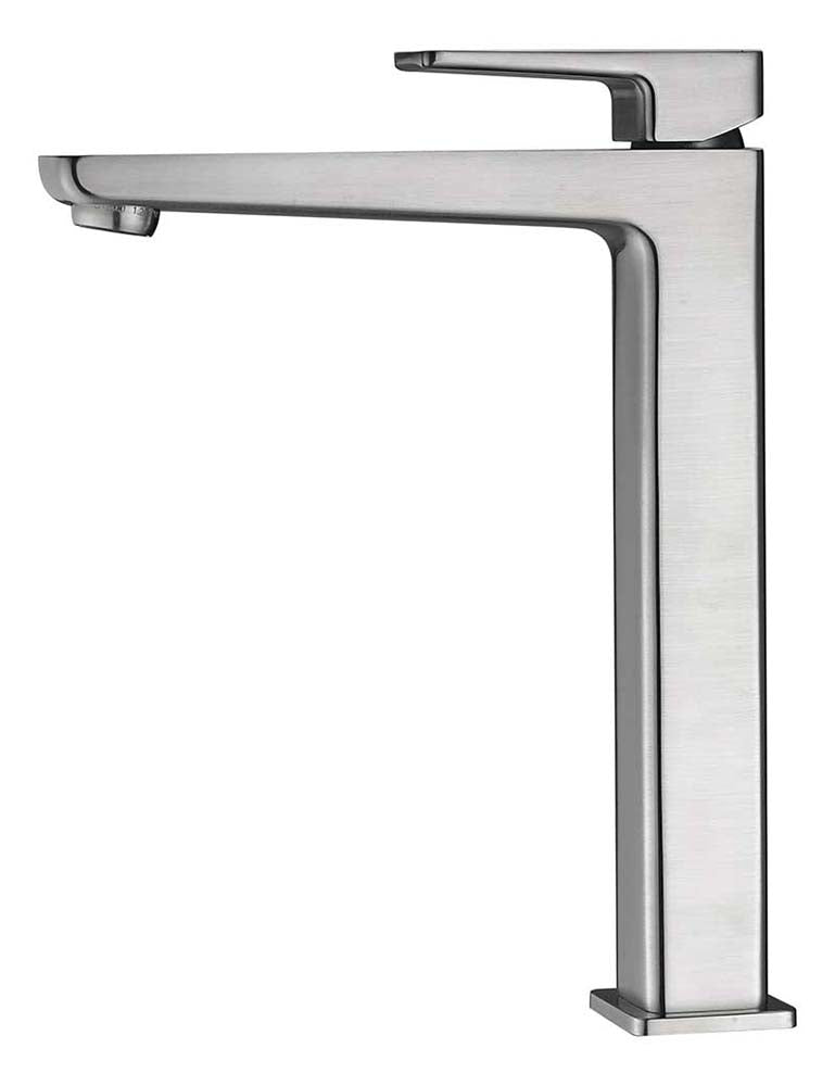 Anzzi Valor Single Hole Single-Handle Bathroom Faucet in Brushed Nickel L-AZ102BN 3