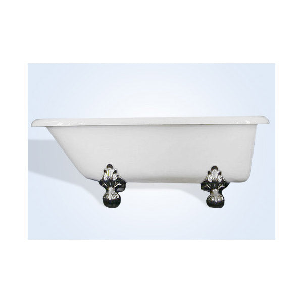 Restoria Monarch 66-inch Rolltop Clawfoot Bath Tub No Faucet Drillings