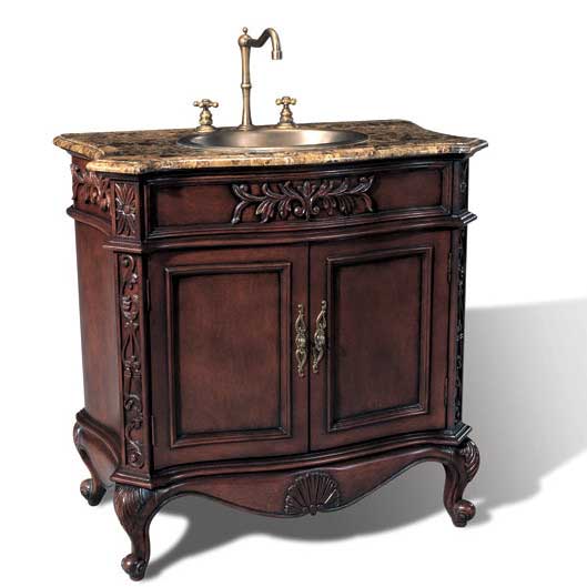 Legion Furniture 36" Hampshire Single Sink Chest Vanity Set