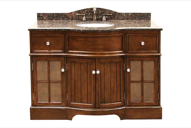 Legion Furniture 49" Single Bathroom Vanity Set with Granite Top