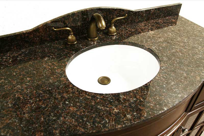 Legion Furniture 49" Single Bathroom Vanity Set with Granite Top 5