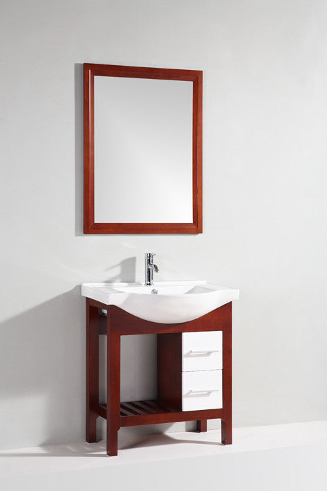 Legion Furniture 30" Single Bathroom Vanity Set with Mirror