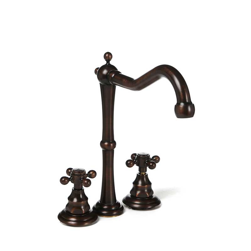 Legion Furniture Widespread Bathroom Faucet with Double Cross Handles 3