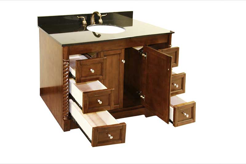 Legion Furniture 49" Single Bathroom Vanity Set with 6 Drawer 3