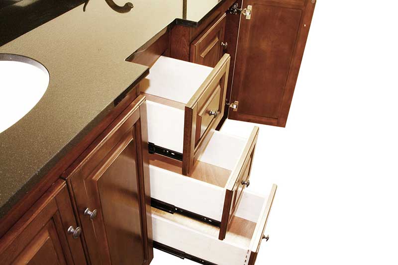 Legion Furniture 61" Double Sink Vanity Set with Soft Close Doors 4