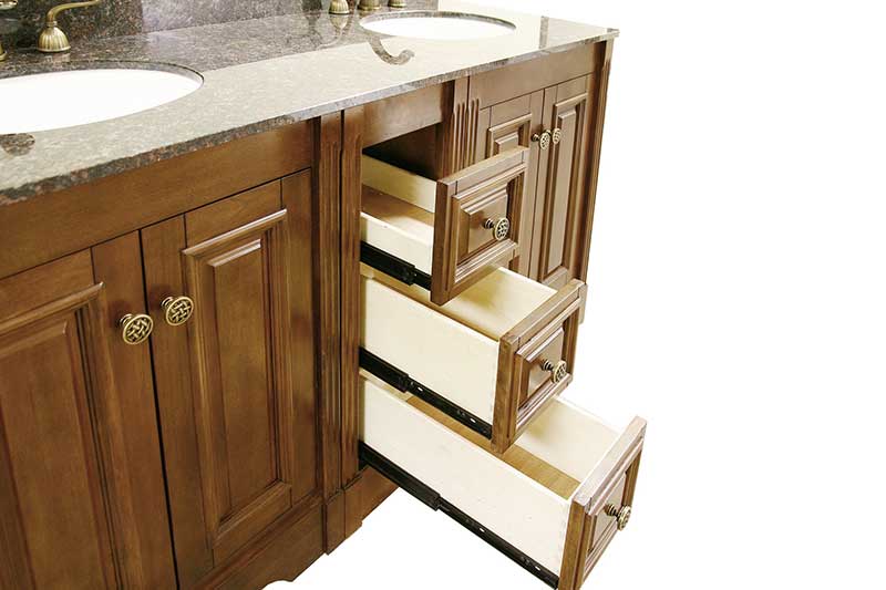 Legion Furniture 61" Double Sink Vanity Set with Soft Close Doors 5