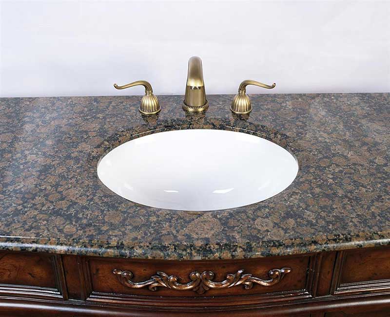 Legion Furniture 60" Sink Vanity - No Faucet Antique Brown 4
