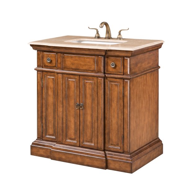 Legion Furniture 36" Sink Vanity Walnut Brown