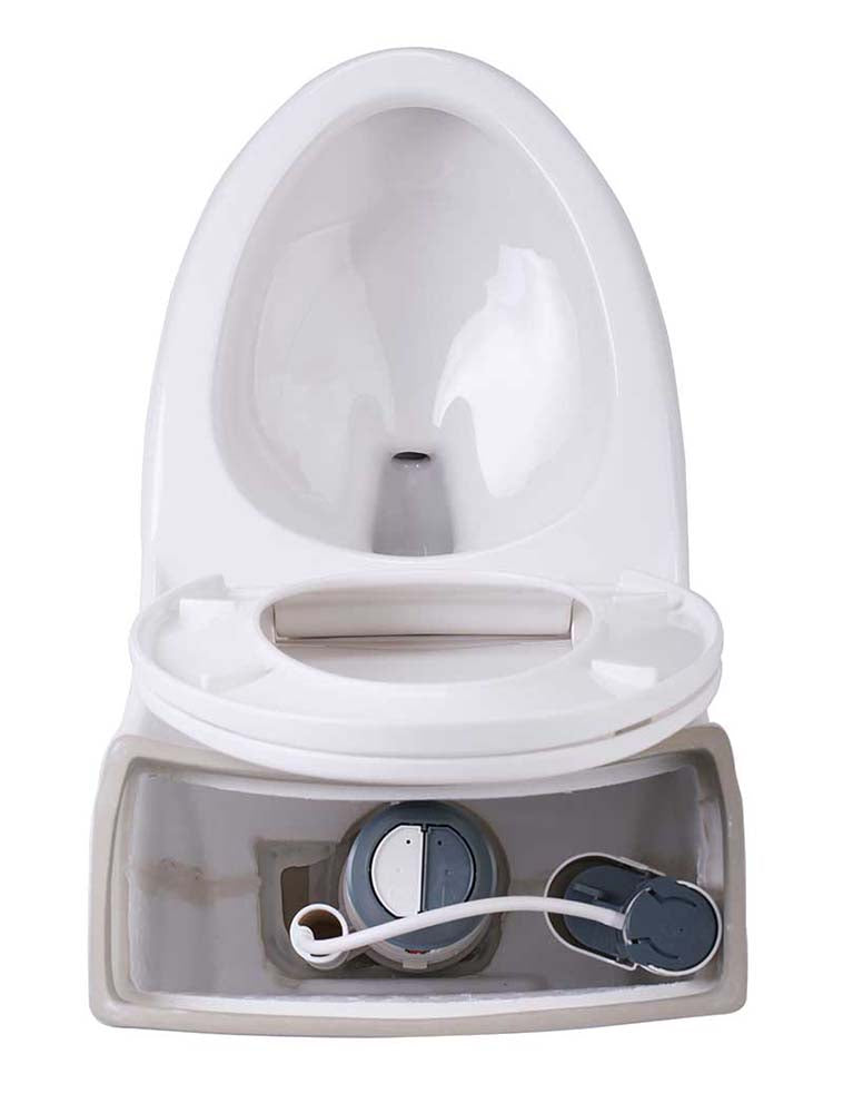 Anzzi Odin 1-piece 1.28 GPF Dual Flush Elongated Toilet in White T1-AZ056 8