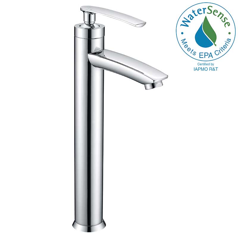 Anzzi Fifth Single Hole Single-Handle Bathroom Faucet in Polished Chrome L-AZ073