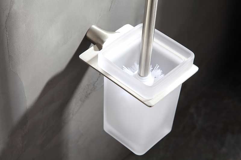 Anzzi Essence Series Toilet Brush Holder in Brushed Nickel AC-AZ055BN 3