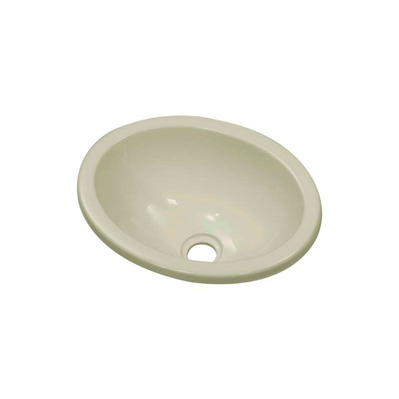 Lyons Industries DKSENV09-1.5 Biscuit 13" X 10.25" Oval Acrylic Entertainment Sink with a 1.5" Drain Opening
