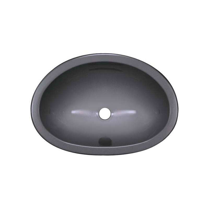 Lyons Industries DLAV64-15 Metallic Silver 17.5"x12.25" Single Bowl Acrylic 6" Deep Lavatory Sink Undermount or Drop-In