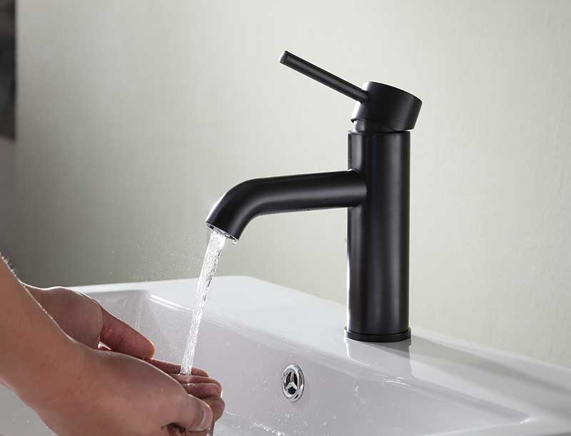 Anzzi Valle Single Hole Single Handle Bathroom Faucet in Oil Rubbed Bronze L-AZ107ORB 3