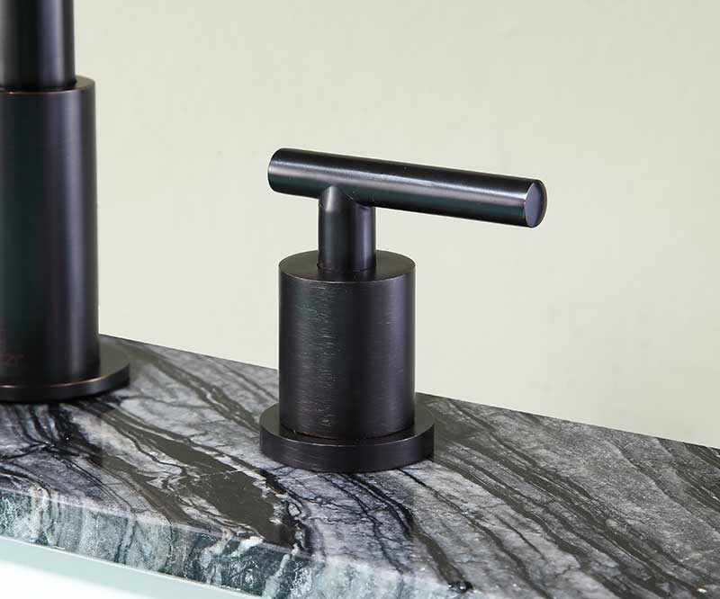 Anzzi Roman 8 in. Widespread 2-Handle Bathroom Faucet in Oil Rubbed Bronze L-AZ190ORB 5