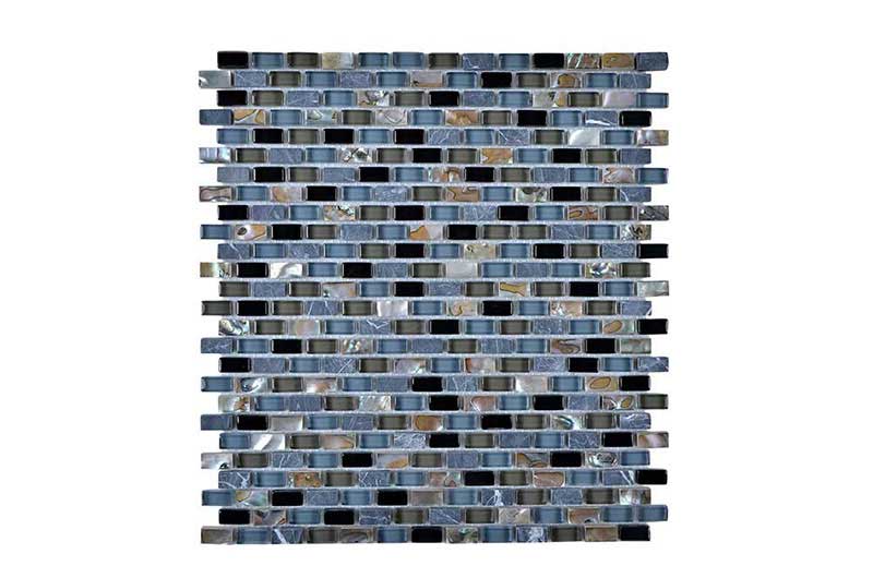 Legion Furniture Mosaic Mix With Stone-Sf Gray, Blue, Black