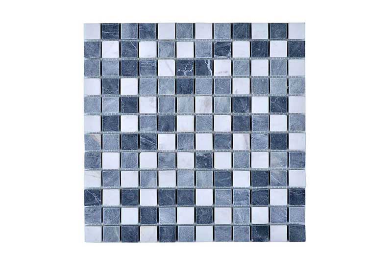 Legion Furniture Mosaic With Stone Gray, Off White