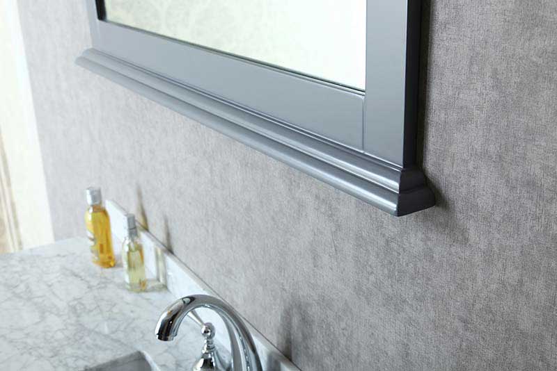 Ariel by Seacliff Nantucket 42" Single-Sink Bathroom Vanity Set With Mirror SCNAN42SWG 5