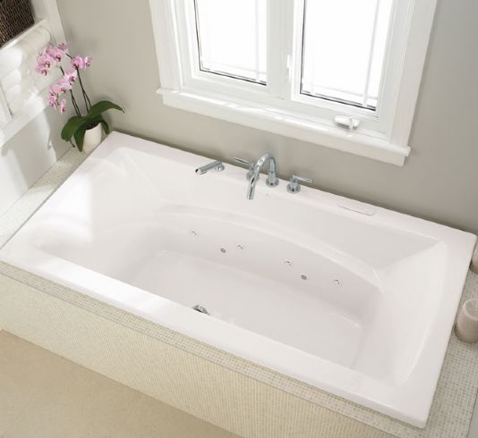 Neptune Believe 3672 Activ-Air/Whirlpool Combo Tub - 71-7/8" L x 35-7/8" W x 23-1/2" H - BE3672CA