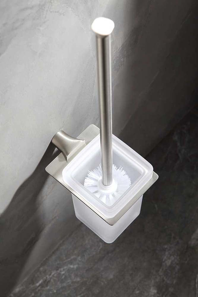 Anzzi Essence Series Toilet Brush Holder in Brushed Nickel AC-AZ055BN 2