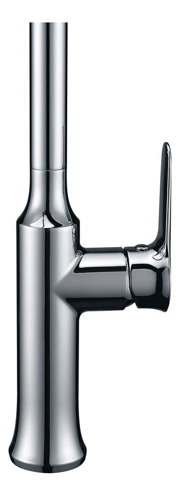 Anzzi Cresent Single Handle Pull-Down Sprayer Kitchen Faucet in Polished Chrome KF-AZ1068CH 7