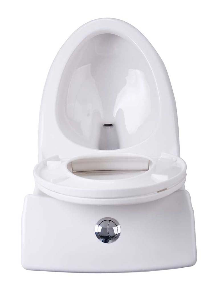 Anzzi Odin 1-piece 1.28 GPF Dual Flush Elongated Toilet in White T1-AZ056 9