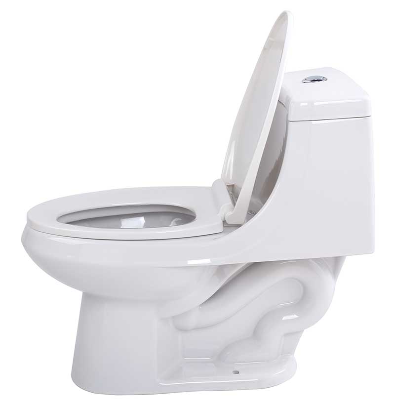 Anzzi Odin 1-piece 1.28 GPF Dual Flush Elongated Toilet in White T1-AZ056 21