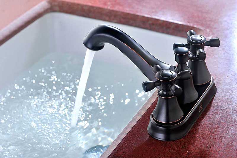 Anzzi Major Series 2-Handle Bathroom Sink Faucet in Oil Rubbed Bronze 6