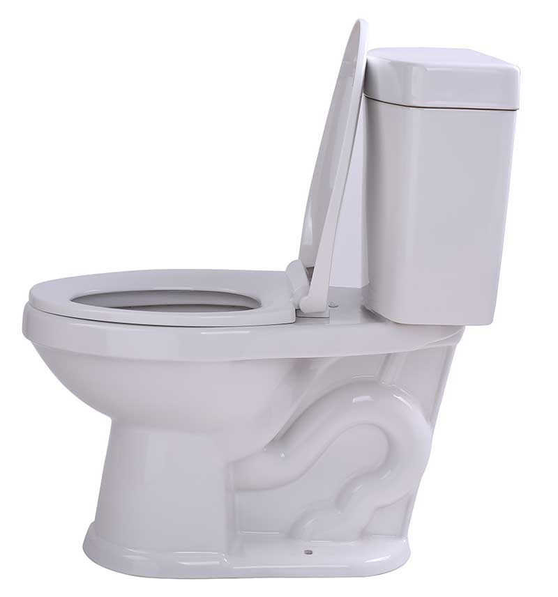 Anzzi Talos 2-piece 1.6 GPF Single Flush Elongated Toilet in White T1-AZ065 17
