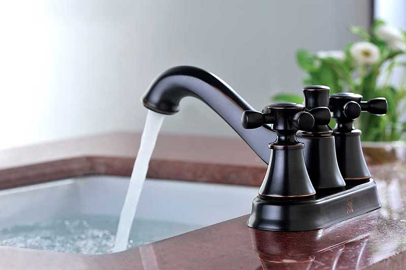 Anzzi Major Series 2-Handle Bathroom Sink Faucet in Oil Rubbed Bronze 4