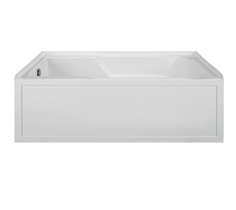 Reliance Integral Skirted End Drain Whirlpool Bath Biscuit 59.875" x 36" x 20" (R6036ISW-B-LH)